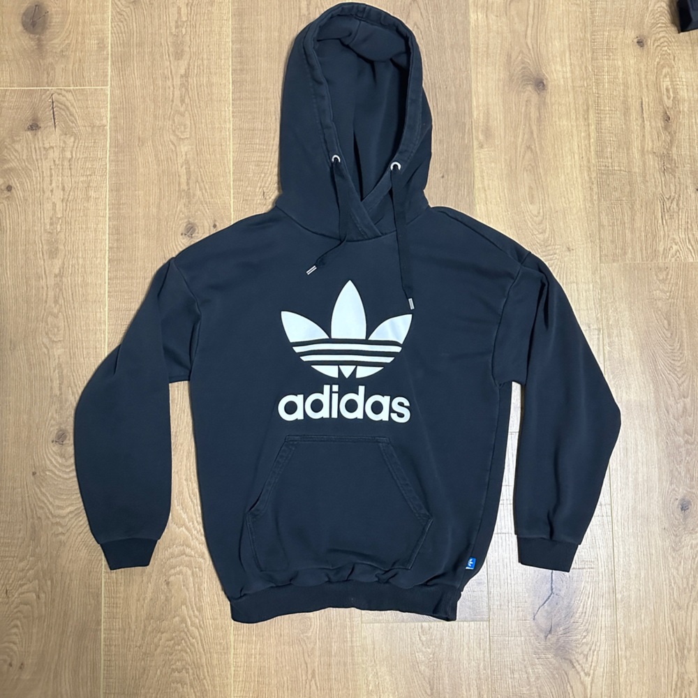 ADIDAS Classic Logo Black Hoodie